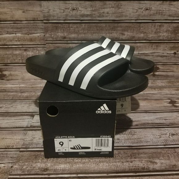 NEW Adidas Adilette Aqua Slides - Picture 3 of 6